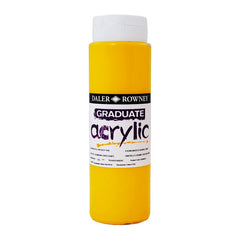 DAL GRADUATE ACRYLIC 500ML CADMIUM YELLOW DEEP HUE -Min Qty 1