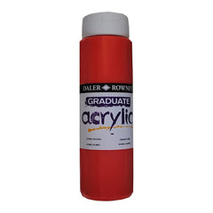 DAL GRADUATE ACRYLIC 500ML VERMILION HUE -Min Qty 1