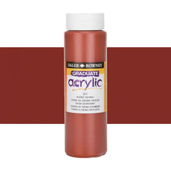 DAL GRADUATE ACRYLIC 500ML BURNT SIENNA -Min Qty 1