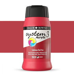 DAL SYSTEM3 ACRYLIC 500ML CADMIUM RED HUE -Min Qty 1