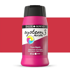 DAL SYSTEM3 ACRYLIC 500ML PROCESS MAGENTA -Min Qty 1