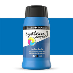 DAL SYSTEM3 ACRYLIC 500ML COERULEUM HUE -Min Qty 1