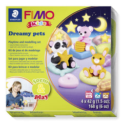 Staedtler, Fimo Kids Form&Play Dreamy Pets 4x42g