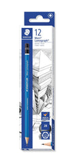 Staedtler, Mars Lumograph Pencil Black 2B BX= 12Pc
