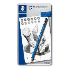 Staedtler, Mars Lumograph Pencil 100B-HB BX 12Pc