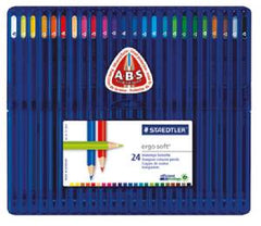 Staedtler, Ergosoft colourd pencil St=24c