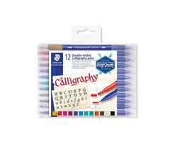 Staedtler, Calligraphy Pen Double end Set=12col