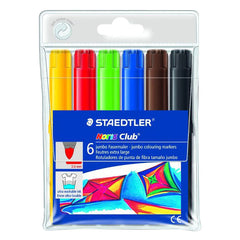 Staedtler, Fiber tip Pen Jumbo Set=6col