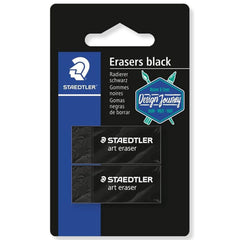 Staedtler, Rasoplast Eraser Black Bls 2pcs