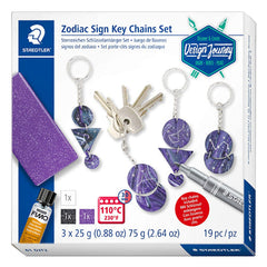 Staedtler, DJ Zodiac Sign Key Chain Set