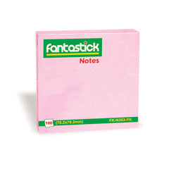 Fantastick, Stick Notes 3\"x3\" Pink