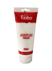 Funbo ACRYLIC tube 200ml 44 TITANIUM WHITE FO-AC-200-044