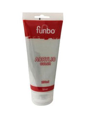 Funbo ACRYLIC tube 200ml 142 SILVER FO-AC-200-142