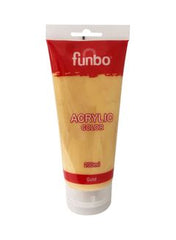 Funbo ACRYLIC tube 200ml 144 GOLD FO-AC-200-144