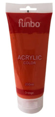 Funbo ACRYLIC tube 200ml 313 ORANGE FO-AC-200-313