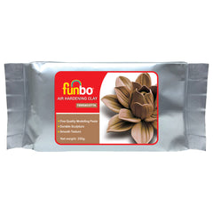 Funbo Air Haredening Clay 250 gms Terracota FO-AHC-250-TA