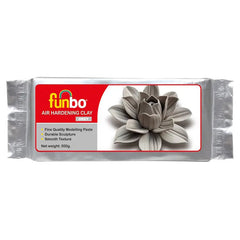 Funbo Air Haredening Clay 500 gms Grey FO-AHC-500-GY