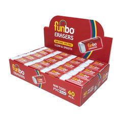 Funbo Eraser Small Box 40 pcs FO-ER-017S