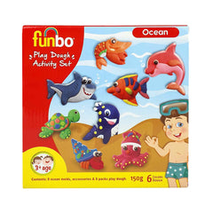 Funbo Activity Set Play Dough Ocean 200g and molds FO-PD-200-OC
