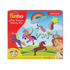 Funbo Activity Set Play Dough Unicorn 200g and molds FO-PD-200-UNC