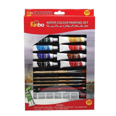 Funbo 20 pcs Water Color painting set FO-WATERCOL-ST-01