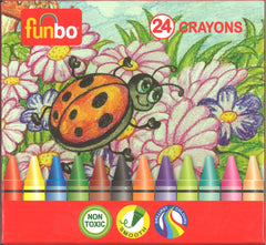 Funbo Crayons Pack of 24 Colors