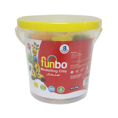 Funbo M.Clay 700g 8 Colors in Bucket