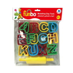 Funbo M. Clay Tools 26 Alphabetic LTR + 1R