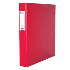 Clipp 2 Ring Binder D type A4 Red CP-F44428252M 20 Each