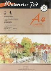 Conda Pad Water Color 230g A4 12 Sheet CD A41214
