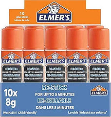 Elmer\\\'s Re-Stick Glue Stick 8gm Bx=10Pcs EM-2137852