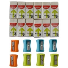 Maped Bt-Eraser Technic 300 And Vivo Sharpner MDP-VP-004