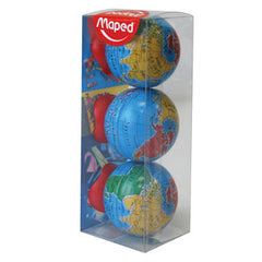 Maped Bt-Sharpener Globe 3 Pcs MDP-VP-007