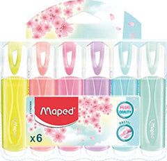 Maped Highlighter Fluopeps Pastel Packet 6 Colors MD-742558