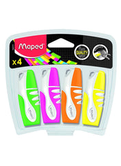 Maped Fluo Peps Pocket Assorted Colors Packet 4 MD-742777