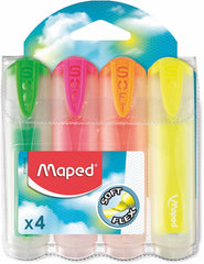 Maped Highlighter Soft Translucent Packet 4 Colors MD-745947
