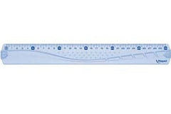 Maped Ruler 30Cm Geometric Flat MD-242030