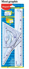 Maped Ruler 30Cm Geometric Maxi 4 Pcset MD-242767