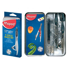 Maped Metal Set Cosmic Study Geometry 9 Pcs Set MD-193113