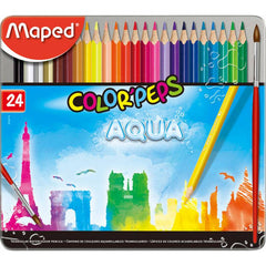 Maped Color Peps Water Colors Metal Set 24 Colors MD-836016
