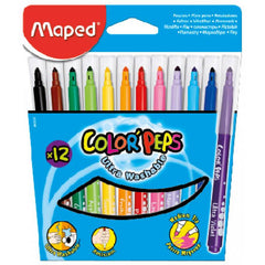 Maped Color Peps Felt Tip 12 Colors Box MD-845020
