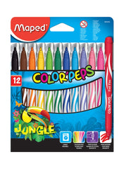 Maped Color Peps Felttip Jungle 12 Colors MD-845420