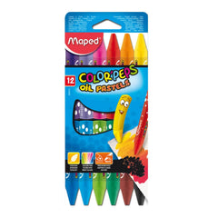 Maped Color Peps Oil Pastels 12 Colors MD-864010