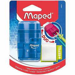 Maped, Connect 2H Shrp-Ersr Translucent Bls=1pc MD-049210