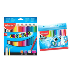 Maped, Color Peps24Colors + Felt Pen 18 Colors MDP-VP-086