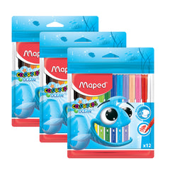 Maped, Color Peps FeltTip Ocean 12 Clr 2+1 Pac MDP-VP-138