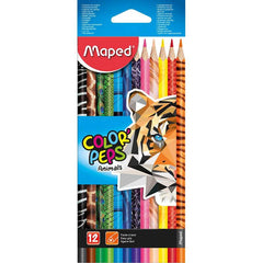 Maped Color Peps Pencil Animal 12 Colors MD-832212