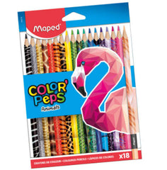 Maped Color Peps Pencil Animal 18 Colors MD-832218
