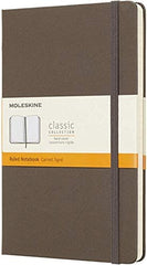 Moleskine CLASSIC Notebook L RULED Hard COVER EARTH Brown