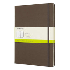 Moleskine CLASSIC Notebook XL PLAIN Hard COVER EARTH Brown